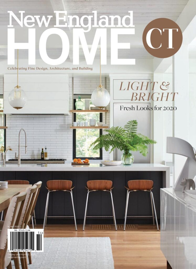 Cover of New England Home Magazine in Connecticut