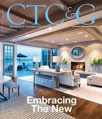 cover of the april 2017 issue of connecticut cottages and gardens magazine