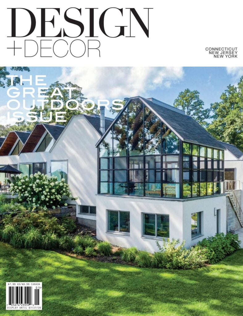 cover of the great outdoors issue of design and decor magazine